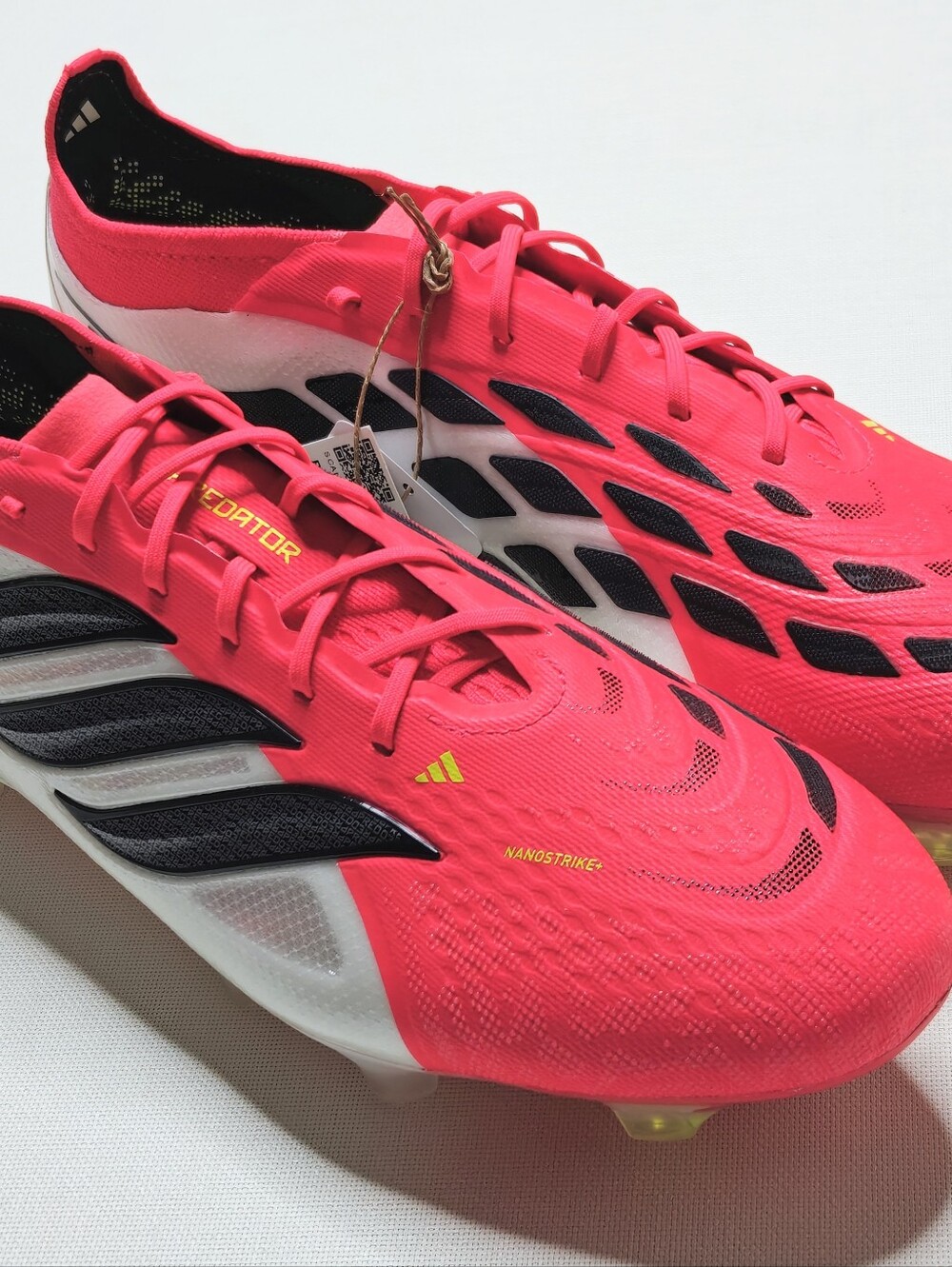 Adidas Predator Elite FG Lucid Red Black Soccer Cleats JS0433 Men's Size 11.5